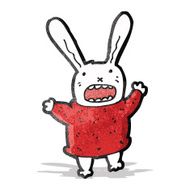 Crazy Cartoon Rabbit N4