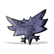 cartoon halloween bat N4