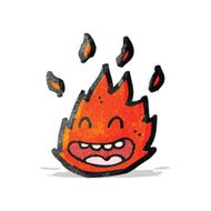 cartoon burning fire N2