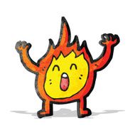 cartoon flame