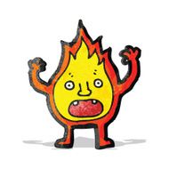 cartoon flame N2