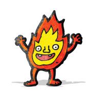 cartoon flame N3