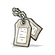 cartoon luggage tags