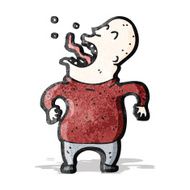 cartoon singing man N2