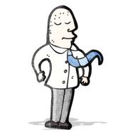 cartoon bald office guy N2