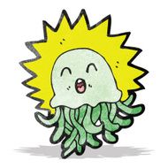 Cartoon Jellyfish N27