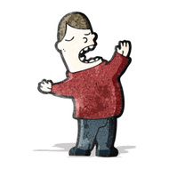 cartoon singing man N4