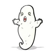 cartoon spooky ghost N25