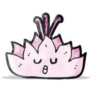 cartoon lotus flower N2