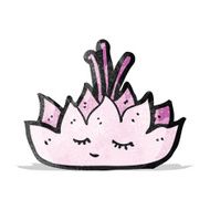 cartoon lotus flower N3