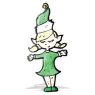 Cartoon Christmas Elf N37