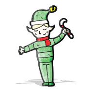 Cartoon Christmas Elf N39