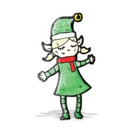 Cartoon Christmas Elf N40