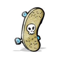 Cartoon Skateboard N7