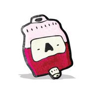 cartoon blood bag N2
