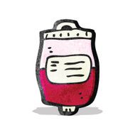 cartoon blood bag N4