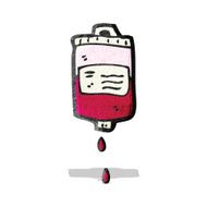 cartoon blood bag N5