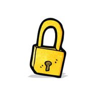 Cartoon Padlock N5
