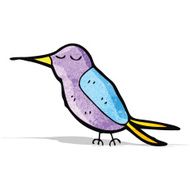 Cartoon Hummingbird N4