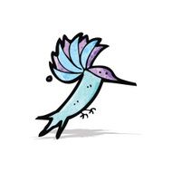 Cartoon Hummingbird N6