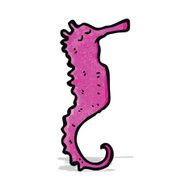 Cartoon Seahorse N15