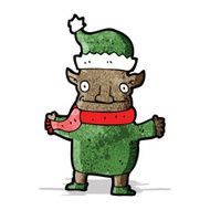 Cartoon Christmas Elf N42