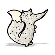 cartoon little wolf N4