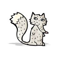 cartoon little wolf N5