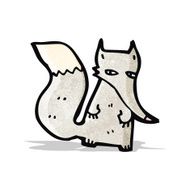 cartoon little wolf N6