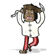 cartoon crazy mad man N2