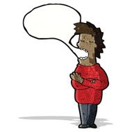 cartoon talking man N7