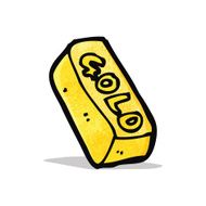 cartoon bar of gold N2