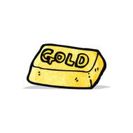 cartoon bar of gold N3