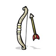 bow and arrow cartoon N2