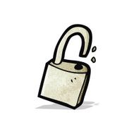 Cartoon Padlock N8