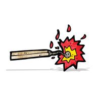 cartoon burning match N2