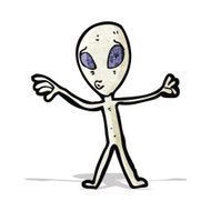 Cartoon Alien N44