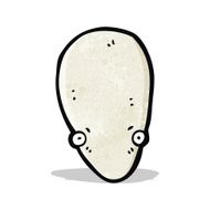 Cartoon Alien Face
