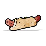 Cartoon Hot Dog N25