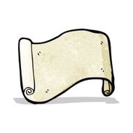 cartoon scroll banner N7