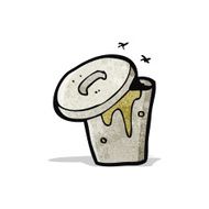 Cartoon Garbage Can N6