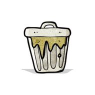 Cartoon Garbage Can N7