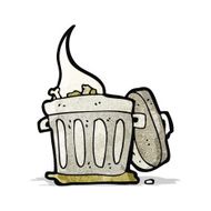 Cartoon Garbage Can N8
