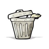 Cartoon Garbage Can N10