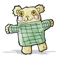 cartoon teddy bear N16