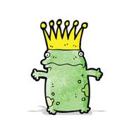 Cartoon Frog Prince N11