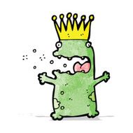Cartoon Frog Prince N12