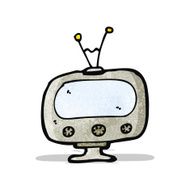 cartoon television set