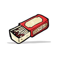 cartoon match box N2