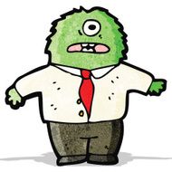 Cartoon monster N25